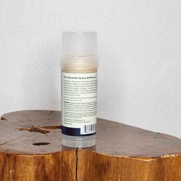 2-Pack-SEVEN7H SENSE Botanical Therapy CBD Muscle Balm Chamomile Green Tea - Picture 2 of 2